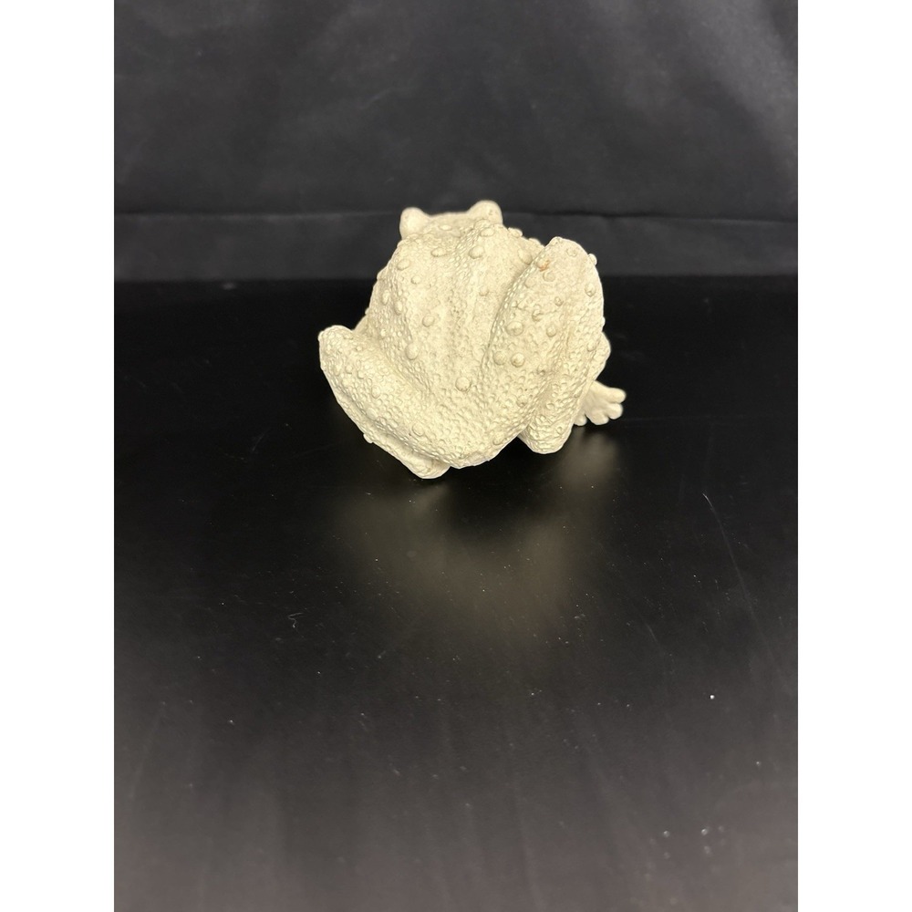 Cast Stone Warty Toad Statue - Picture 3 of 5